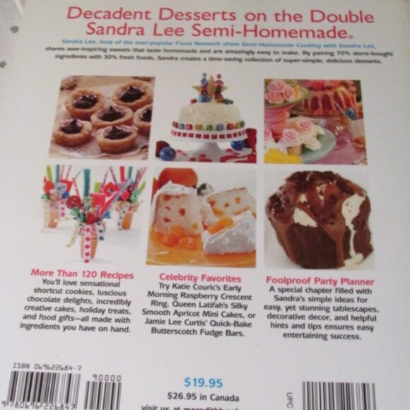 Sandra Lee Semi-Homemade desserts - Picture 2 of 2